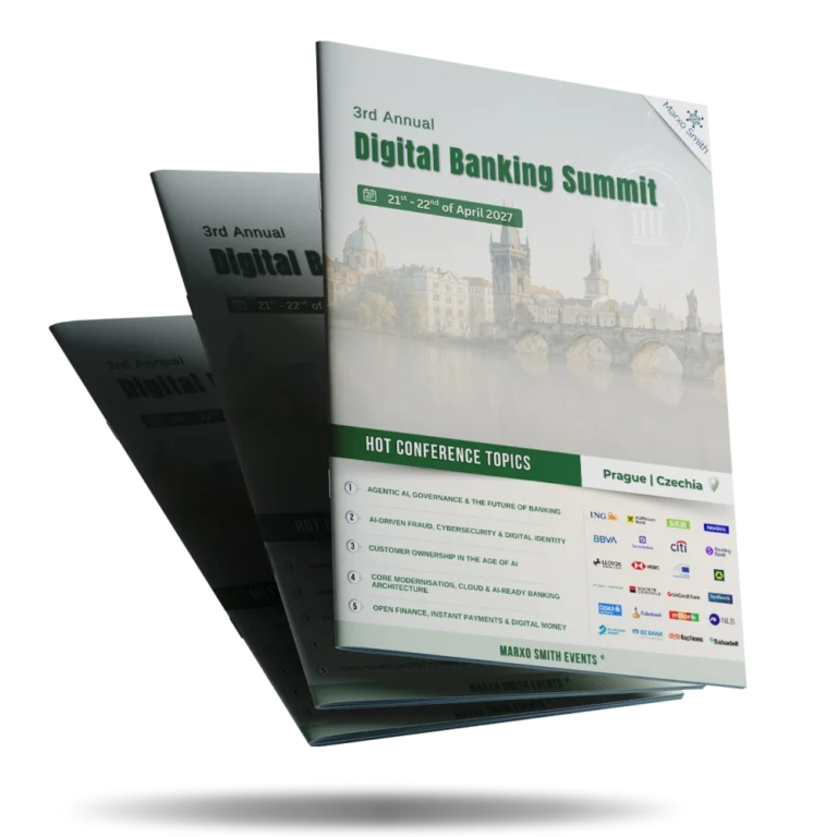 3rd Annual Digital Banking Summit 2027 agenda brochure for Prague, Czechia